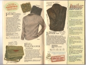 Banana Republic Catalog #34 Holiday 1987 Fellwalking Sweater, Israeli Paratrooper Briefcase, Leather Vest