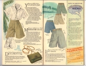 Banana Republic Catalog #34 Holiday 1987 Yucatan Shirt, Memsahib Shorts, Document Bag, Lido Shorts