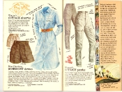 Banana Republic #27 Spring 1986 Women's Outback Shorts, Workshirt Dress, Women's Outback Pants