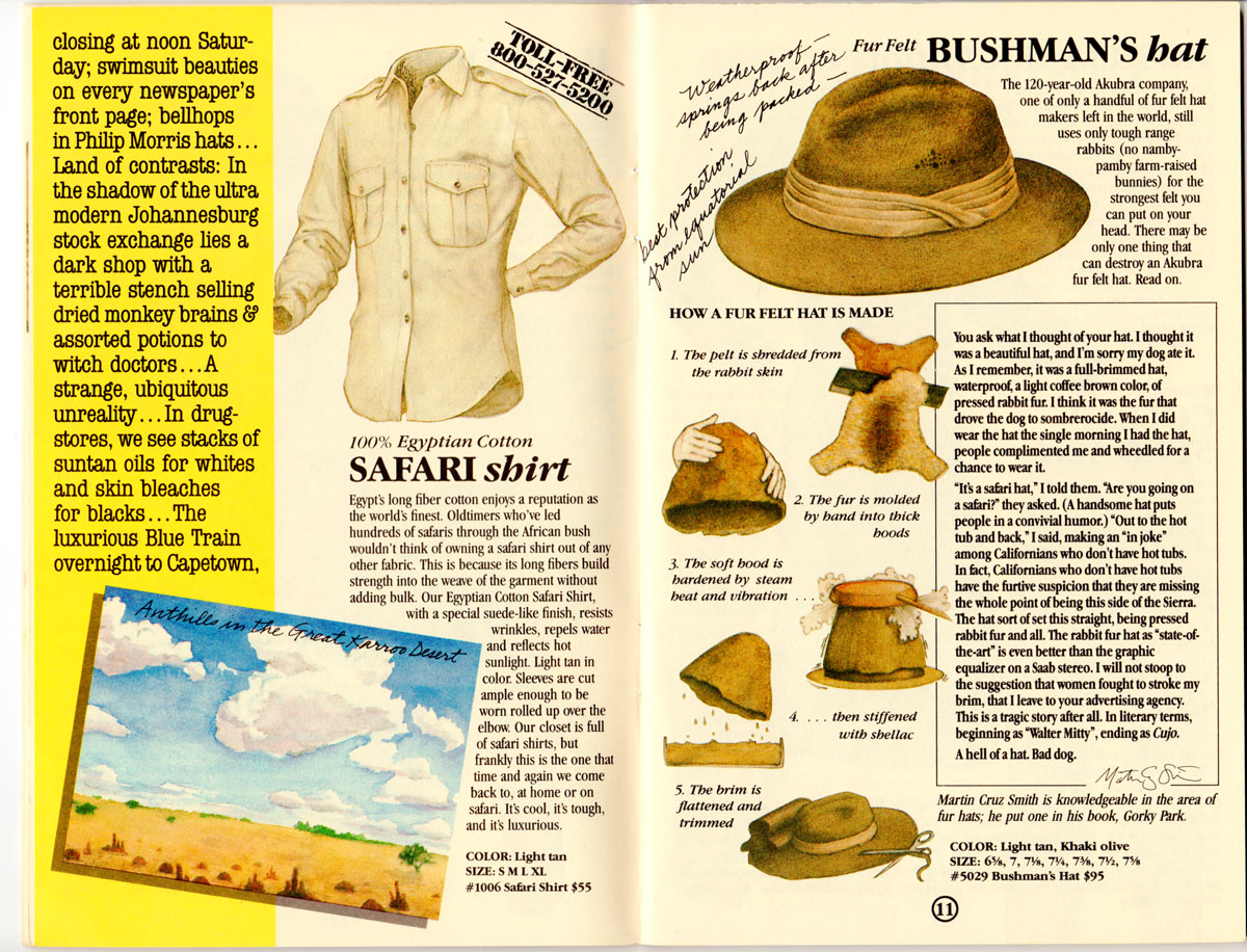 Banana Republic Catalog No. 19, Summer 1984