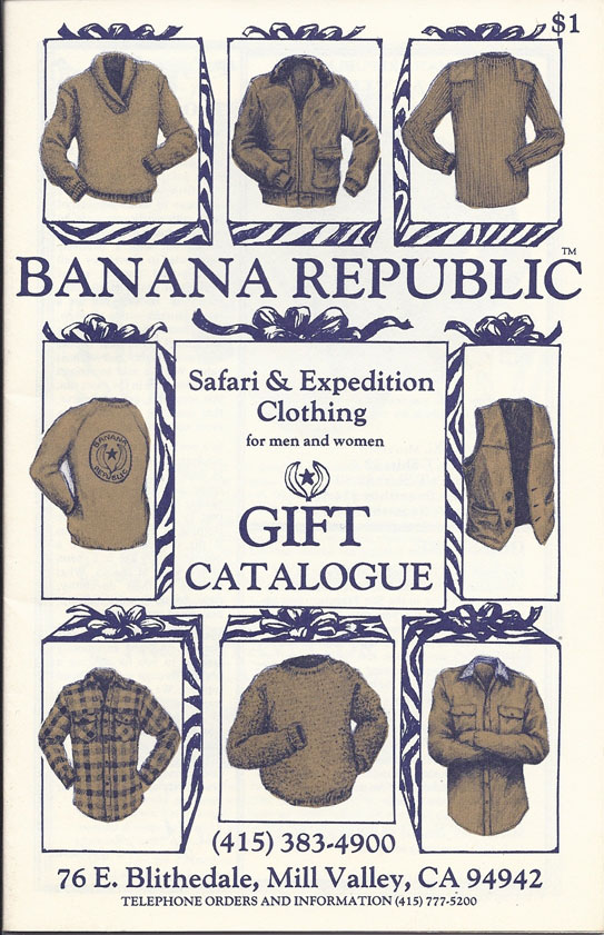 Banana Republic 1980 Gift Catalog by Patricia_Ziegler