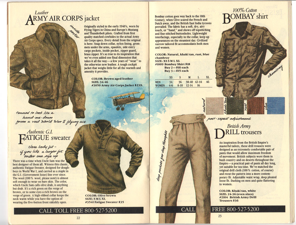 Banana Republic Catalog #20 Fall 1984 and the Fall 1984 Update ...