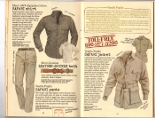 Banana Republic #25, Fall 1985 Safari Shirt, Safari Pants, Leather Buckle Belt, Safari Jacket