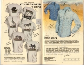 Banana Republic Summer 1985 Update #24 Old English Engraving T-Shirts, Denim Shirt