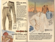 Banana Republic Summer 1985 Update #24 Tropical Wool Pants, Leather Buckle Belt, Cafe Shirt