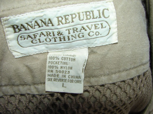 Banana Republic Clothing Tag and Logo Guide – Abandoned Republic