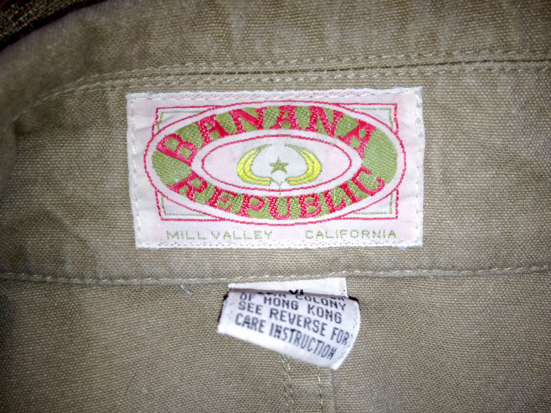 Banana Republic Clothing Tag and Logo Guide Abandoned Republic