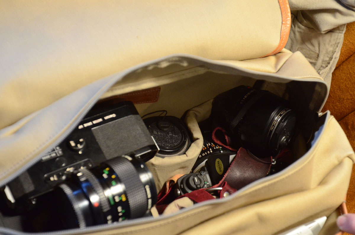 British Correspondent’s Bag and Photojournalist’s Bag Abandoned Republic